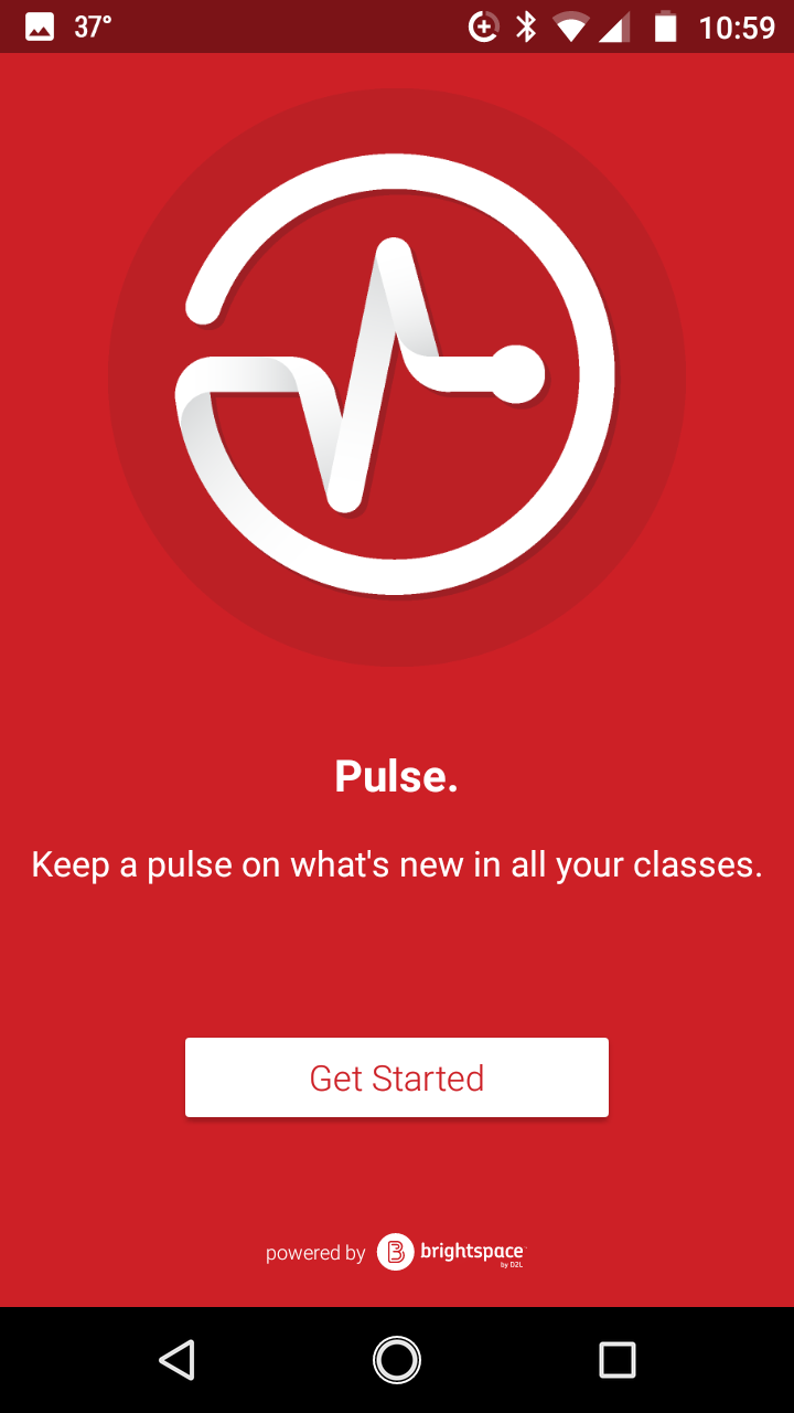 Pulse start screen after installation on Android