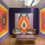 A colorful room inside of Pasaquan