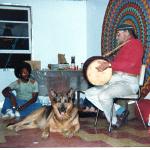 Artwork created by Eddie Owens Martin on display