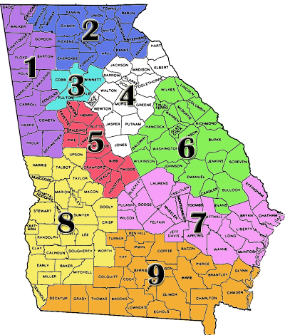 GAEA Georgia Map