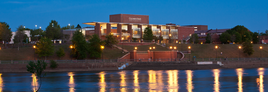 Photo of CSU on the river