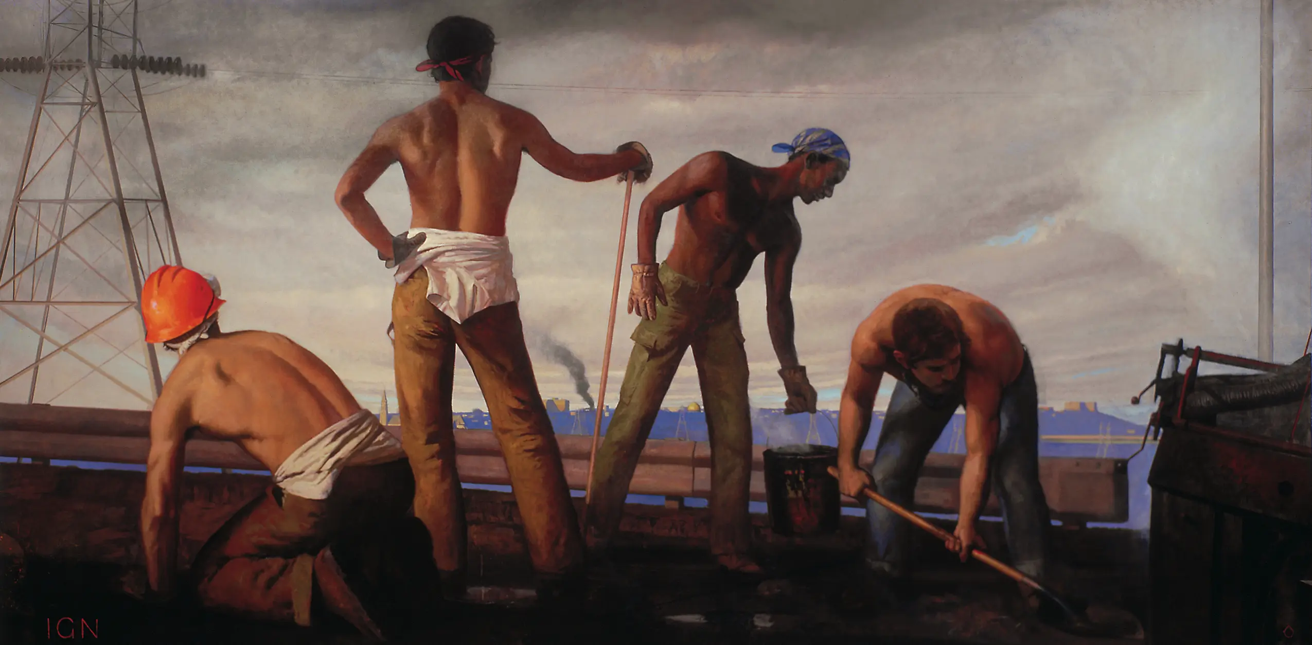 Bo Bartlett Tarmen, 1985, Oil on linen