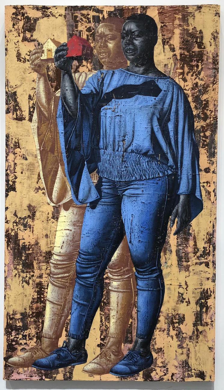 Alfred Conteh painting