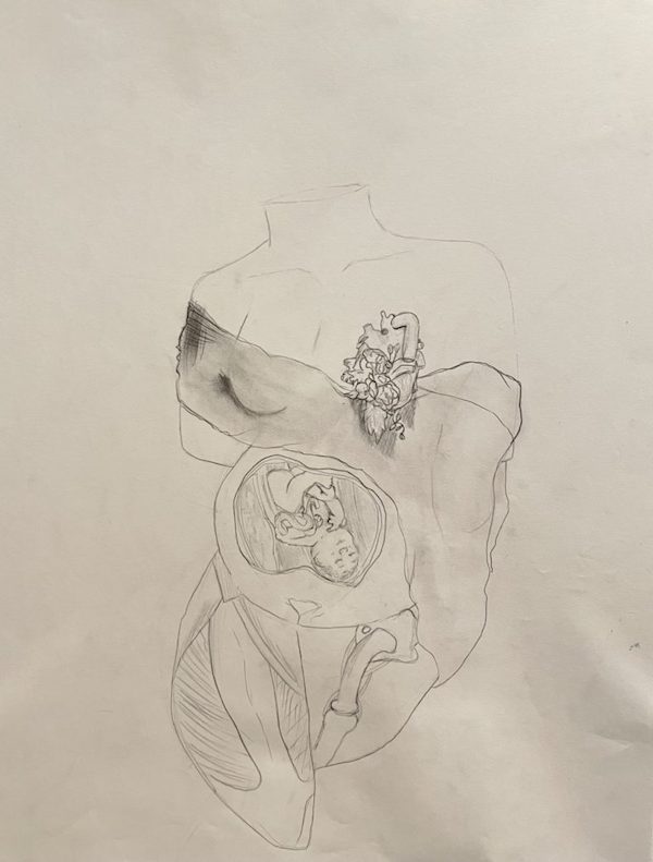 MiMi and Riggs drawing