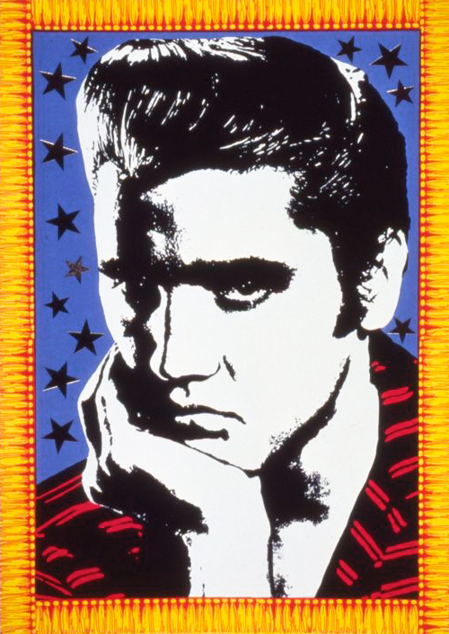 Elvis Prayer Rug by Joni Mabe