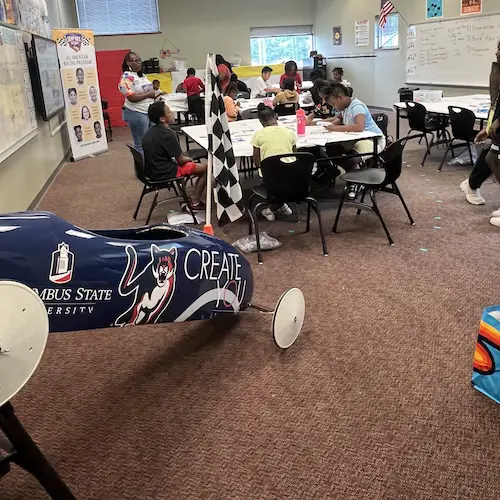 classroom of Activ8 students