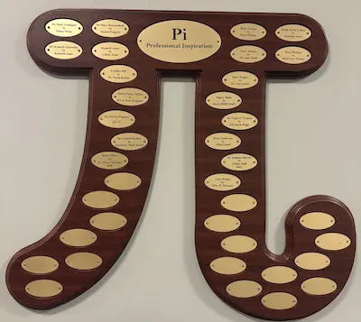 PI plaque award