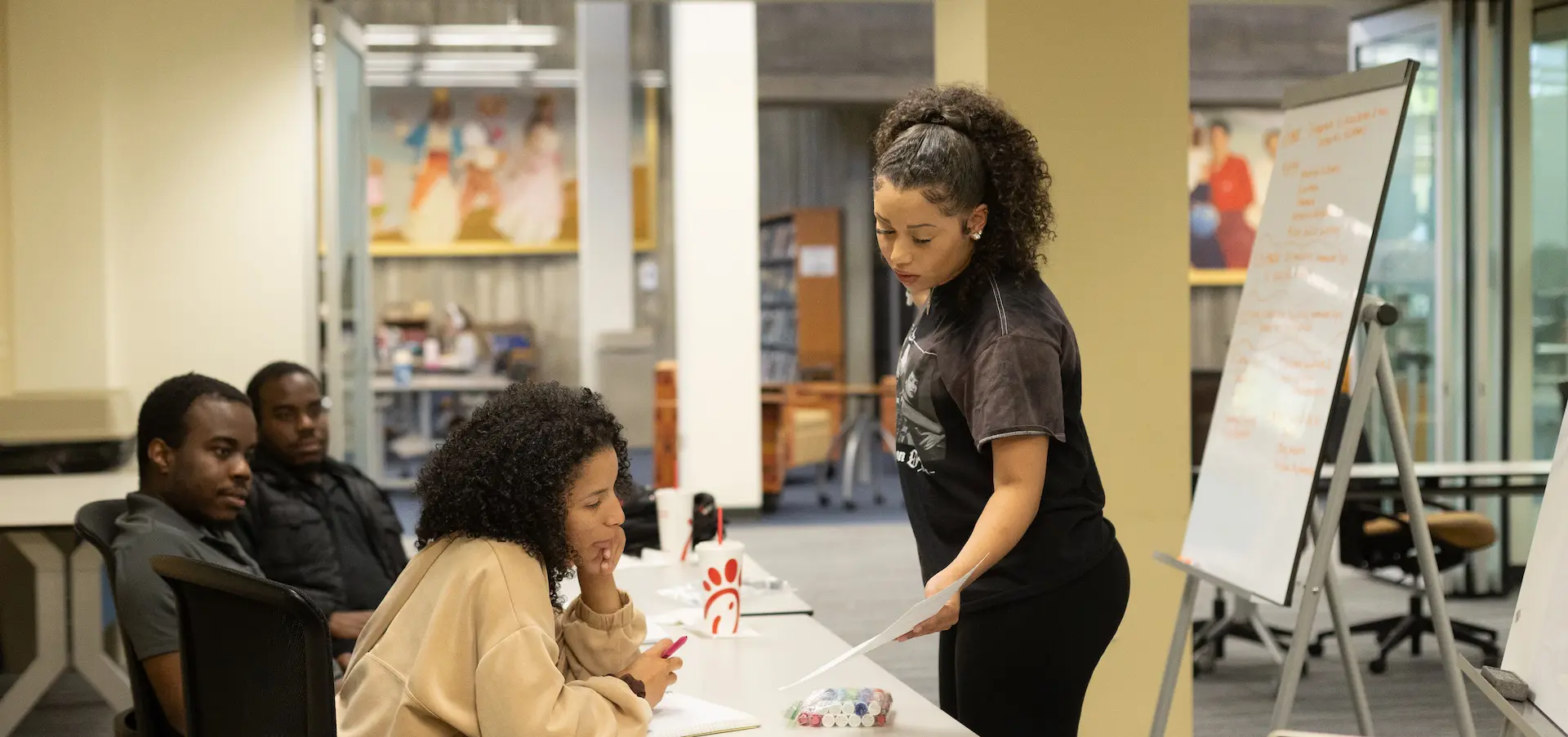 students learning 