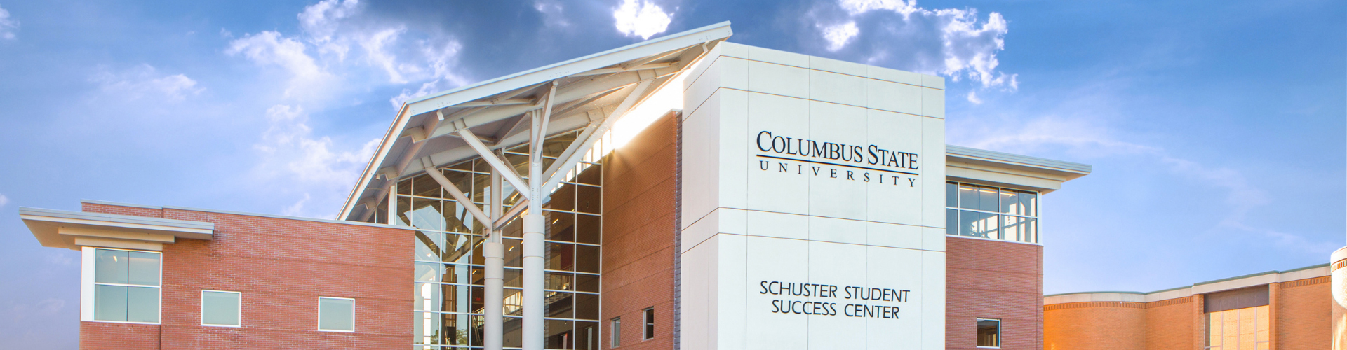 the front of the Schuster Student Success Center