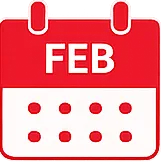 February Calendar Icon