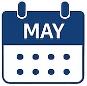 May Calendar Icon
