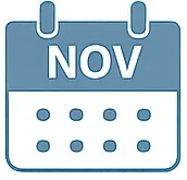 November Calendar Icon