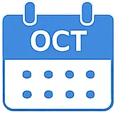 :October Calendar Icon