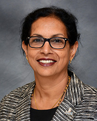 headshot of Uma Sridharan