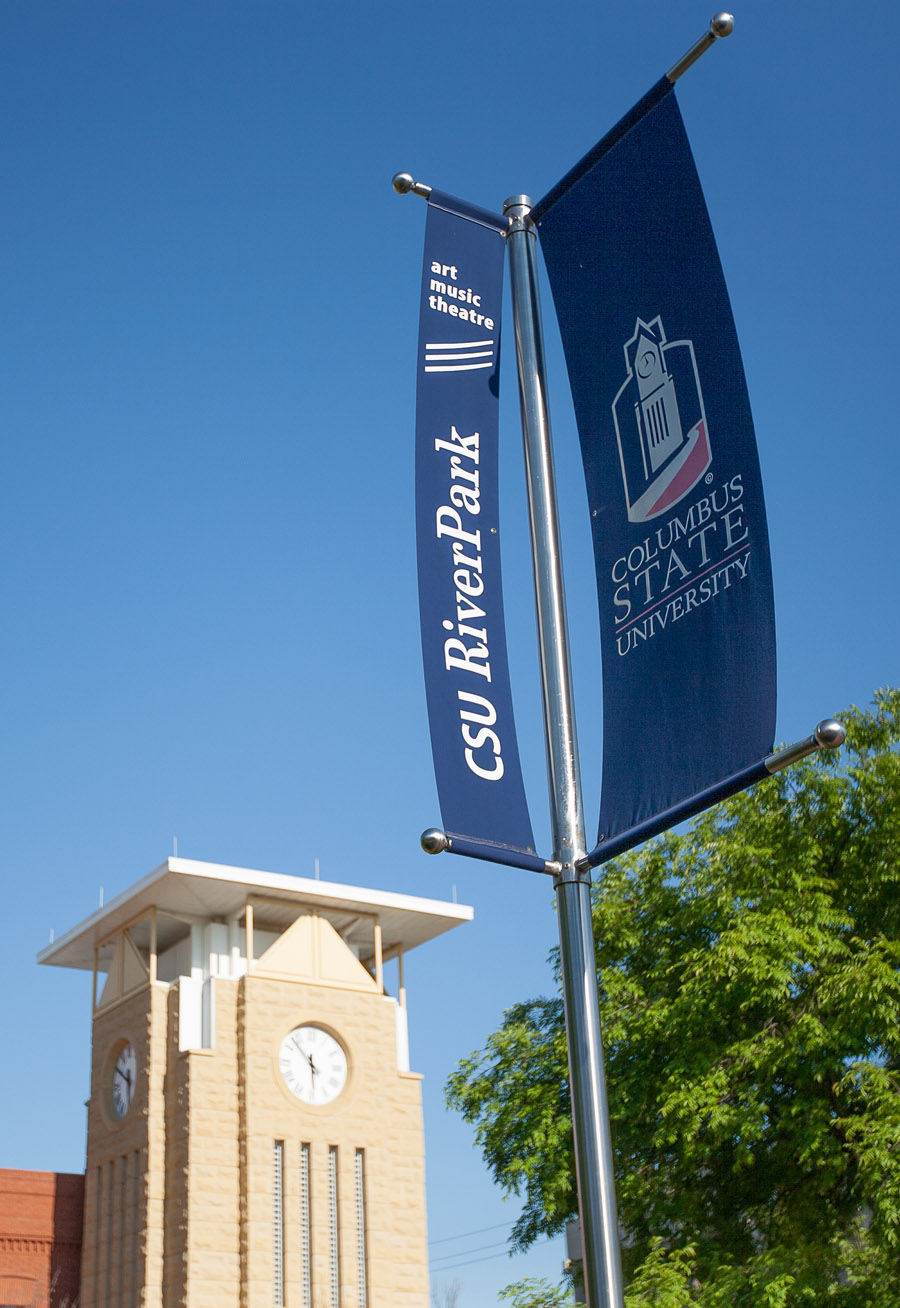 RiverPark Campus banners