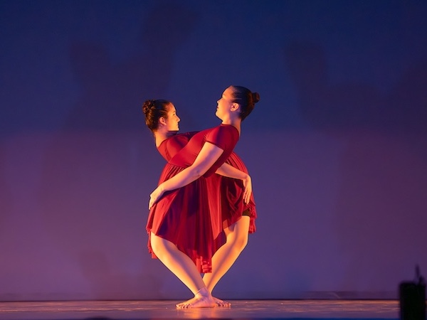 dance student on stage