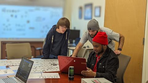 Students participating in Hack the Building 2.0