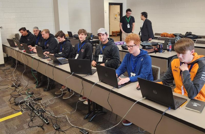 Student at Cyber Defense Competition